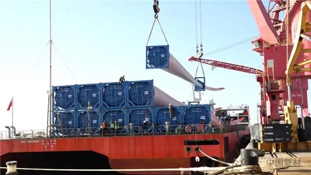 鹽城邊檢助力今年首批“風(fēng)電翅膀”出口海外